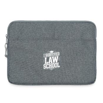 I Survived Law School - Laptop bag 15" - heather grey - Front