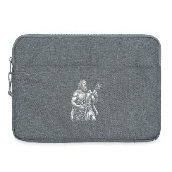 Zeus plays guitar - Laptop bag 15" - heather grey - Front