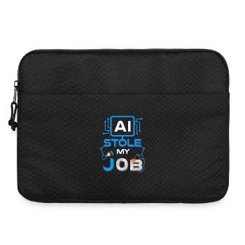 AI Stole My Job Funny Tech Graphic - Laptop bag 15" - black - Front