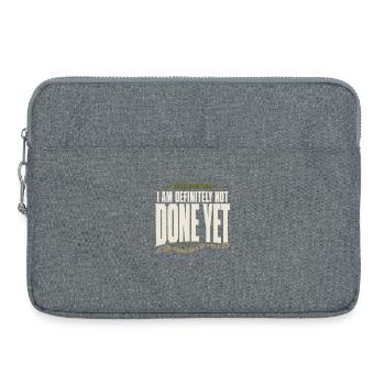 Chasse-écailles-chasseur-bois-cerf-cerf-cerf de Virginie - Sacoche pour ordinateur portable 15 pouces - gris chiné - Devant