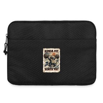 Kinda Fit Sorta Fat Kaiju Monster Gewichtheben - Laptoptasche 15" - Schwarz - Vorne