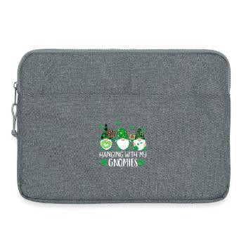 Gnomies St Patrick Trio - Sacoche pour ordinateur portable 15 pouces - gris chiné - Devant