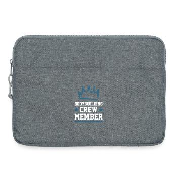 Bodybuilding Crew - Laptoptasche 15" - Grau meliert - Vorne