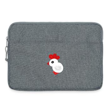 Poulet poussin poulet poulet Enfants de Pâques bébé - Sacoche pour ordinateur portable 15 pouces - gris chiné - Devant