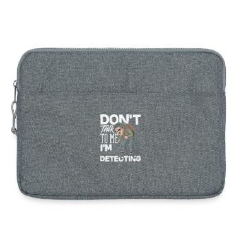 Don't Approach I Probe Metal Detector - Laptop bag 15" - heather grey - Front