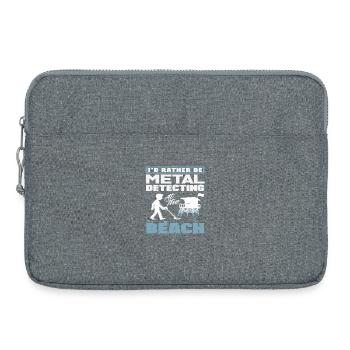 Préfère sonder sur la plage Détection de métaux - Sacoche pour ordinateur portable 15 pouces - gris chiné - Devant