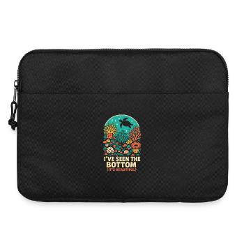 Ich sah den Grund | Riff Tauchen - Laptoptasche 15" - Schwarz - Vorne