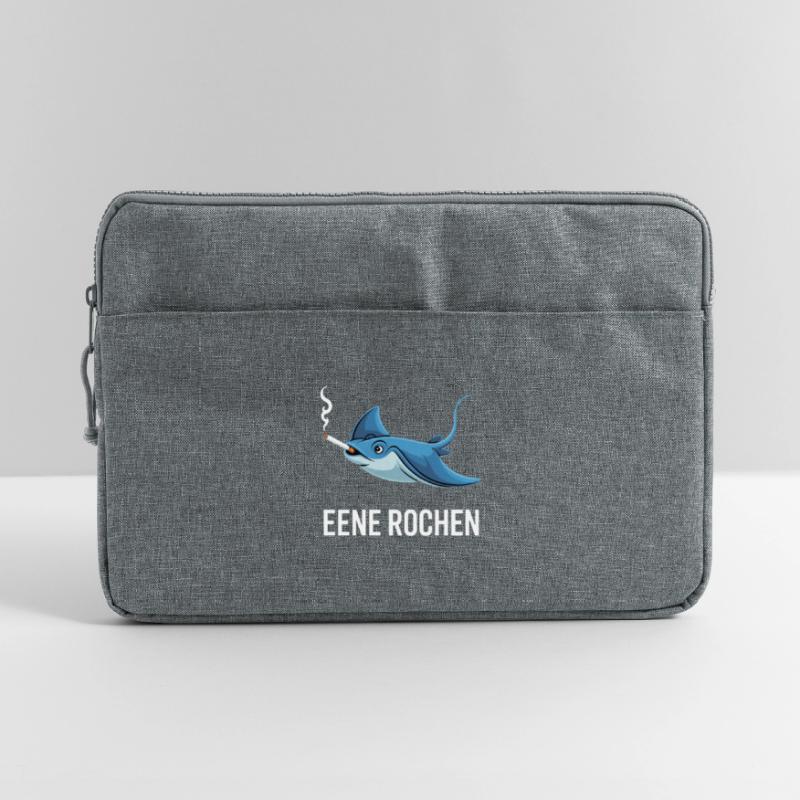 Eene Rochen Raucher Spruch Zigarette Kippe Rauchen Laptoptasche 15"