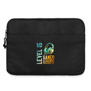 15. Geburtstag Junge Mädchen Gaming Level 15 Jahre - Laptoptasche 15" - Schwarz - Vorne