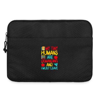 Pre K Teacher Human Are Demanding Kindergarten - Laptop bag 15" - black - Front