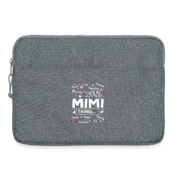 It's a Mimi Thing - Laptop bag 15" - heather grey - Front