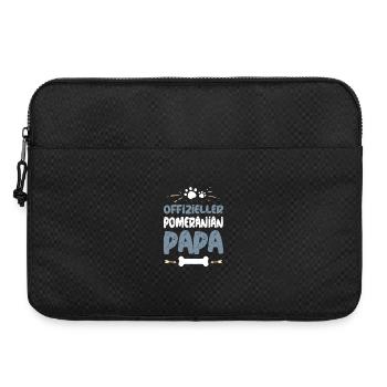 Official Pomeranian Dad - Laptop bag 15" - black - Front