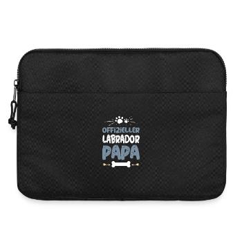 Papa officiel du Labrador - Sacoche pour ordinateur portable 15 pouces - noir - Devant