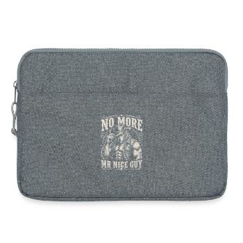Kein netter Typ Cowboy - Laptoptasche 15" - Grau meliert - Vorne