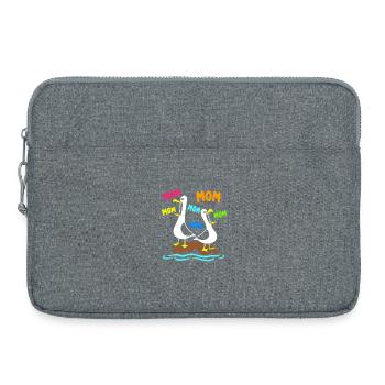 Mom Seagull Funny Mama Seagulls Mother's Day Humor - Laptoptasche 15" - Grau meliert - Vorne