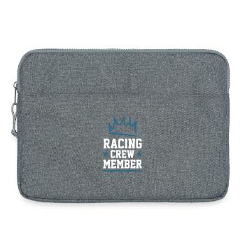 Racing Crew - Laptop bag 15" - heather grey - Front