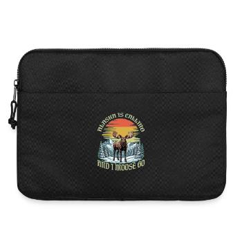 Alaska ruft und ich werde Retro Vintage gehen - Laptoptasche 15" - Schwarz - Vorne