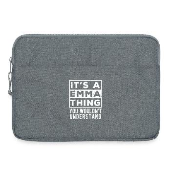 It’s A Emma Thing You Wouldn’t Understand - Laptop bag 15" - heather grey - Front