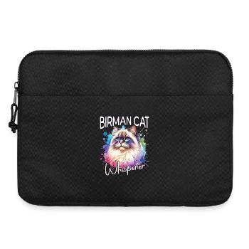 Birma Katze Flüsterer - Laptoptasche 15" - Schwarz - Vorne