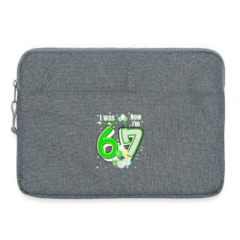 I was 6 Now Im 7 Birthday Shirt Kids 7 Birthday - Sacoche pour ordinateur portable 15 pouces - gris chiné - Devant