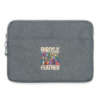 Vogel des Oiseaux de Chaque Plume - Sacoche pour ordinateur portable 15 pouces - gris chiné - Devant