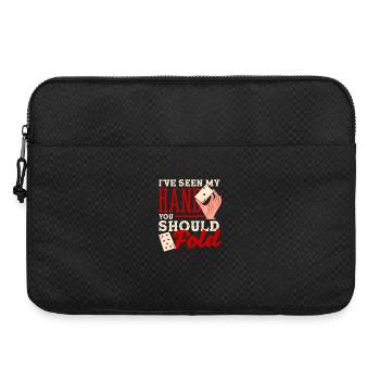 Vous devriez vous adapter au jeu de cartes Texas Holdem - Sacoche pour ordinateur portable 15 pouces - noir - Devant