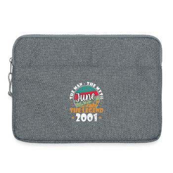 The Man Myth Legend 2001 Retro - Laptop bag 15" - heather grey - Front