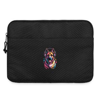 German Shepherd - Laptop bag 15" - black - Front