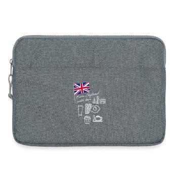 EXANGLIA (Weiß) - Laptoptasche 15" - Grau meliert - Vorne