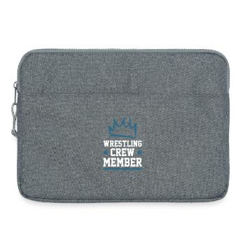 Équipe de lutte - Sacoche pour ordinateur portable 15 pouces - gris chiné - Devant