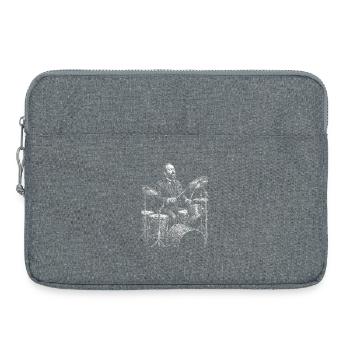 James A. joue de la batterie - Sacoche pour ordinateur portable 15 pouces - gris chiné - Devant