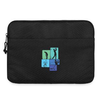 Landschaftlich reizvoller Golfplatz im Fairway Lover Stil - Laptoptasche 15" - Schwarz - Vorne