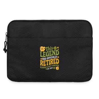 teacher Retirement Gifts for Teachers Retirement - Sacoche pour ordinateur portable 15 pouces - noir - Devant