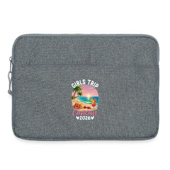 Girls Trip Cancun 2026 - Laptoptasche 15" - Grau meliert - Vorne