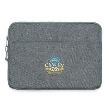 Cancun 2026 Bunt - Laptoptasche 15" - Grau meliert - Vorne