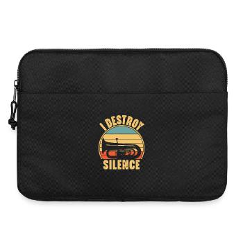 I Destroy Silence Trumpet - Laptop bag 15" - black - Front