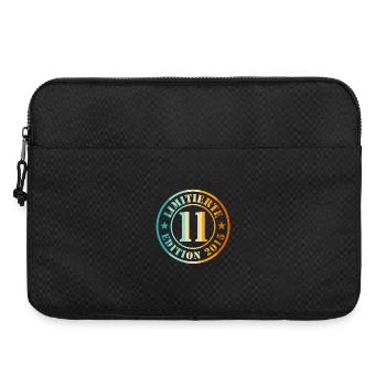 11. Geburtstag Junge Mädchen - Laptoptasche 15" - Schwarz - Vorne