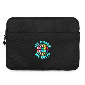 Pre K Teacher My Chaos My Rules Kindergarten - Laptop bag 15" - black - Front
