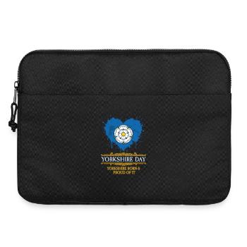 Journée du Yorkshire Le Yorkshire est fier du nord de l’Angleterre - Sacoche pour ordinateur portable 15 pouces - noir - Devant