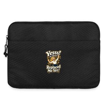 KI Hat Mich Noch Nicht Ersetzt - Laptoptasche 15" - Schwarz - Vorne