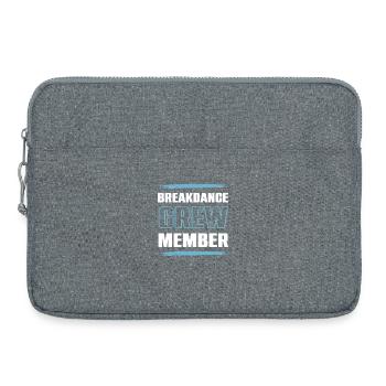 Breakdance Crew - Laptoptasche 15" - Grau meliert - Vorne