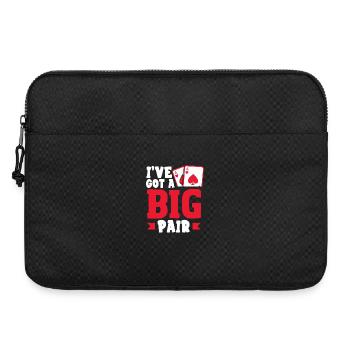 Ich Habe Ein Großes Paar Texas Holdem Poker - Laptoptasche 15" - Schwarz - Vorne