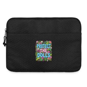 Mois de la Fierté LGBTQ - Protégez les poupées - Sacoche pour ordinateur portable 15 pouces - noir - Devant