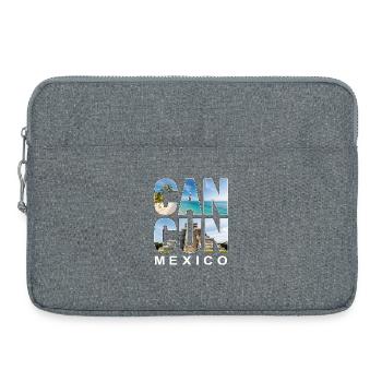 Cancun Mexico - Laptoptasche 15" - Grau meliert - Vorne