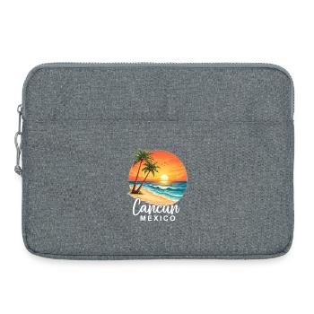 Cancun Mexico - Laptoptasche 15" - Grau meliert - Vorne