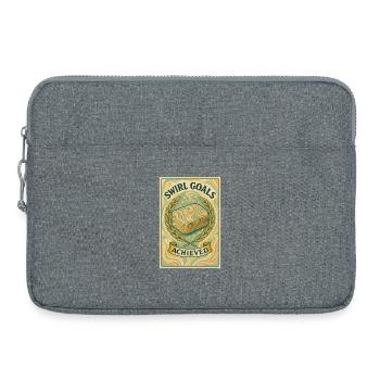 Objectifs du tourbillon atteints | Fabrication de savon - Sacoche pour ordinateur portable 15 pouces - gris chiné - Devant