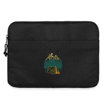Sternennacht Bergcamping Abenteuer - Laptoptasche 15" - Schwarz - Vorne