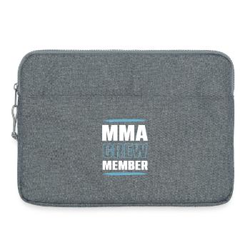 Mma Crew - Laptop bag 15" - heather grey - Front