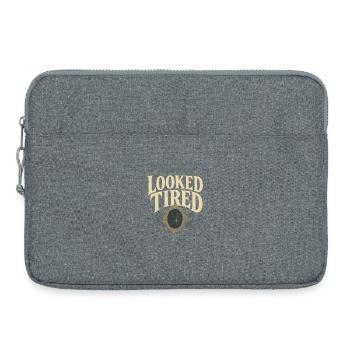 Spukspiegel, Verfluchter Spiegelgeist Im Spiegel, - Laptoptasche 15" - Grau meliert - Vorne