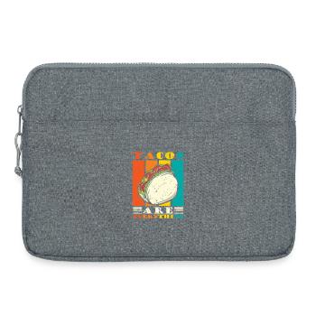 tacos are everything - Laptoptasche 15" - Grau meliert - Vorne